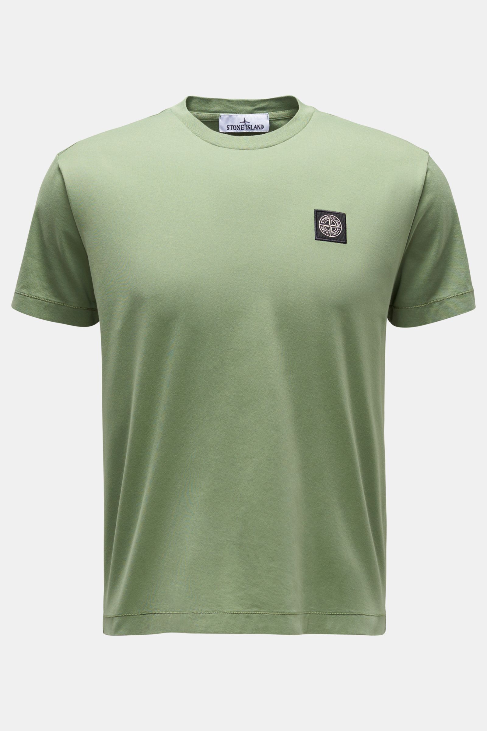 Wat is er mis Zakenman toevoegen Stone Island T-shirt met merktag Groen