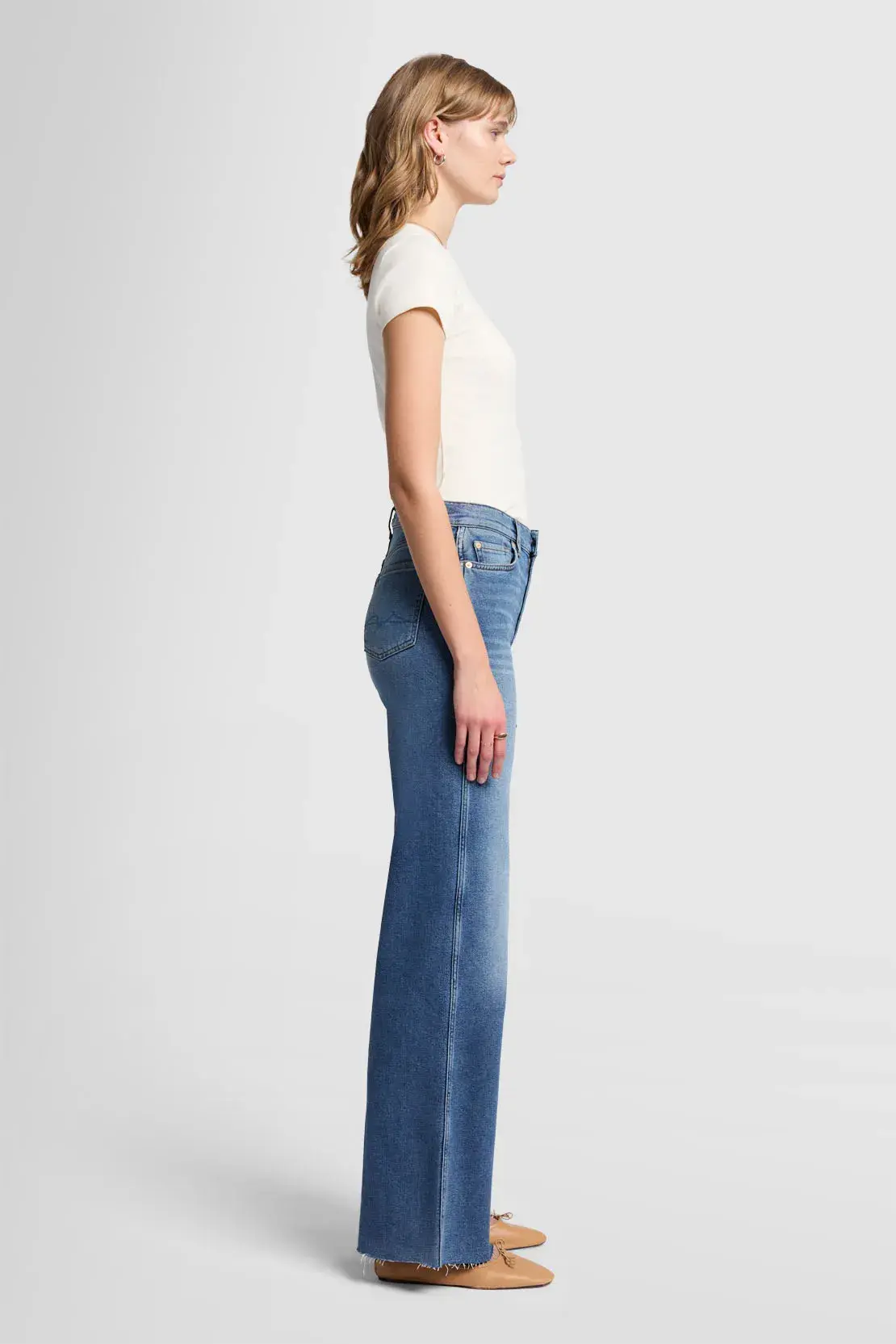 7 For all Mankind Jeans Lotta Vintage Love Affair, Blauw - Afbeelding 3