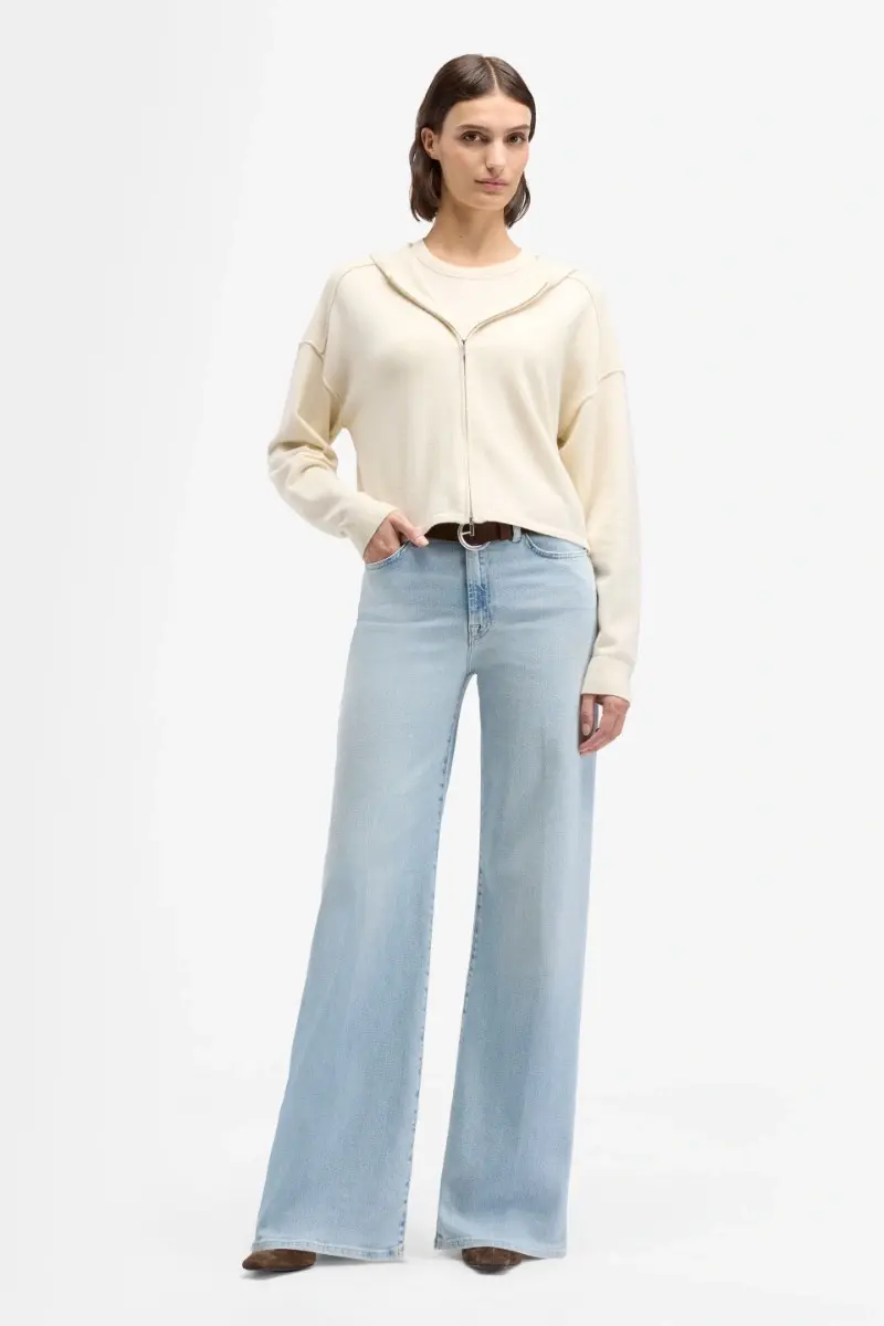 7 For all Mankind Jeans Lotta in Luxe Vintage, Blauw - Afbeelding 4