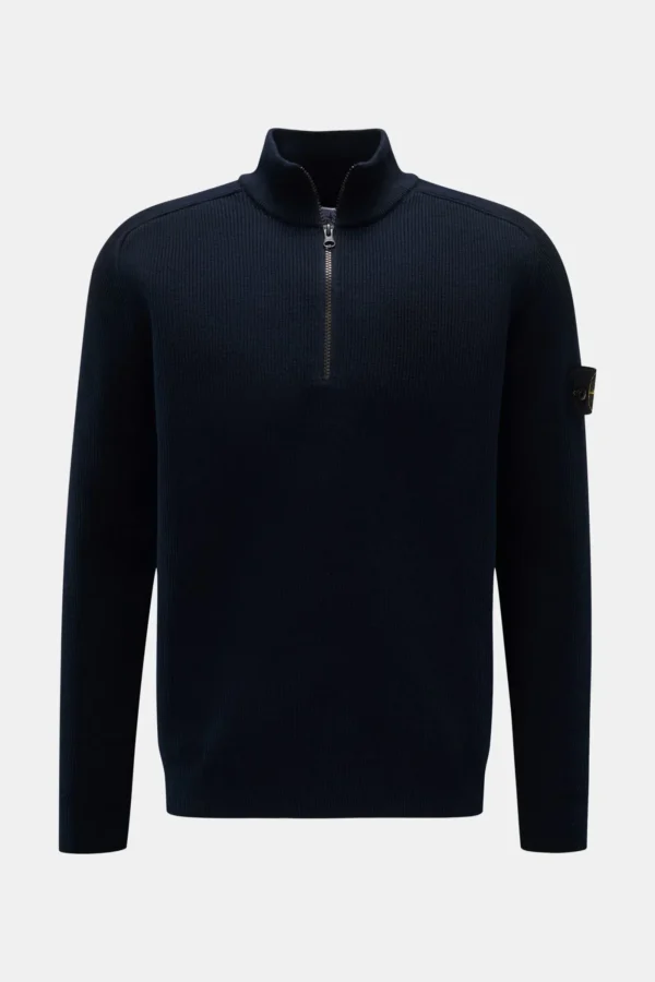 Stone Island Knitwear sweater halzip, Blauw