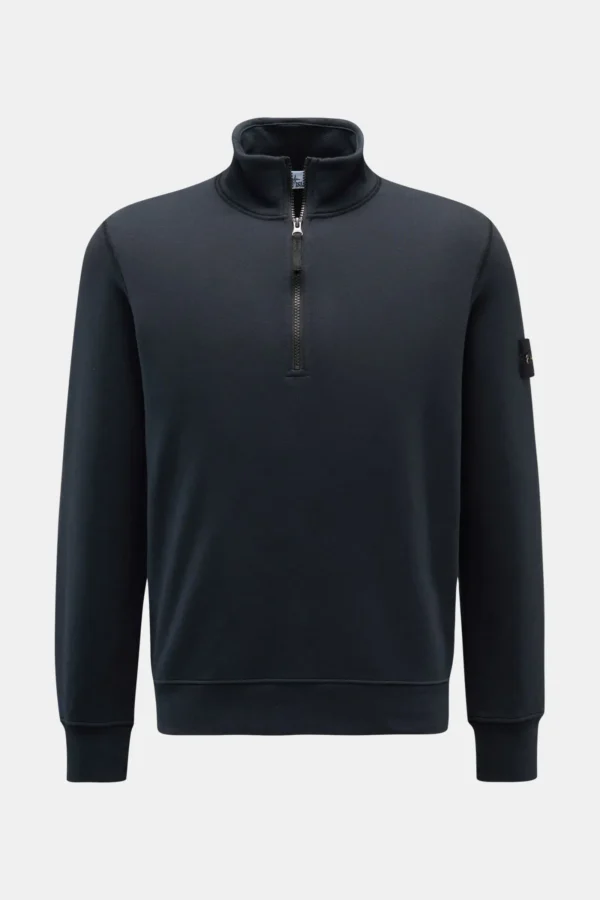 Stone Island Sweater halfzip, Blauw