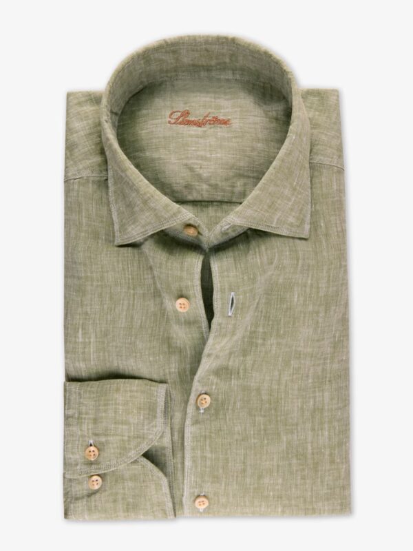 Stenströms Linnen shirt, Groen