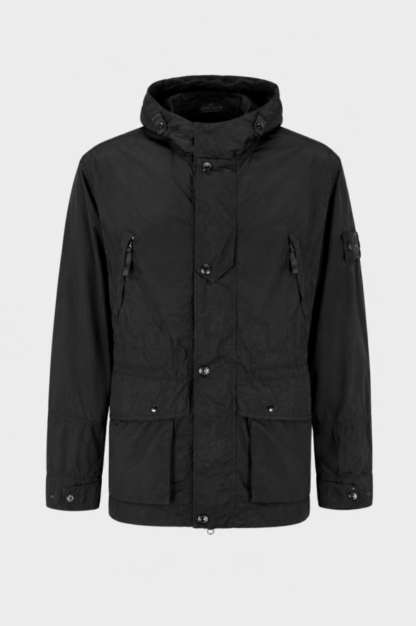 Stone Island Korte parka Ghost, Zwart