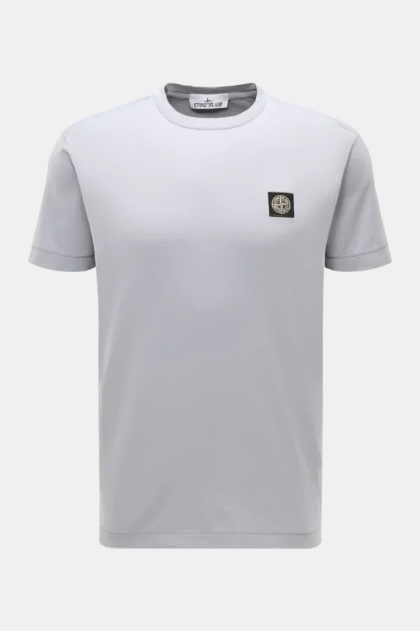 Stone Island T-shirt met merktag, Grijs