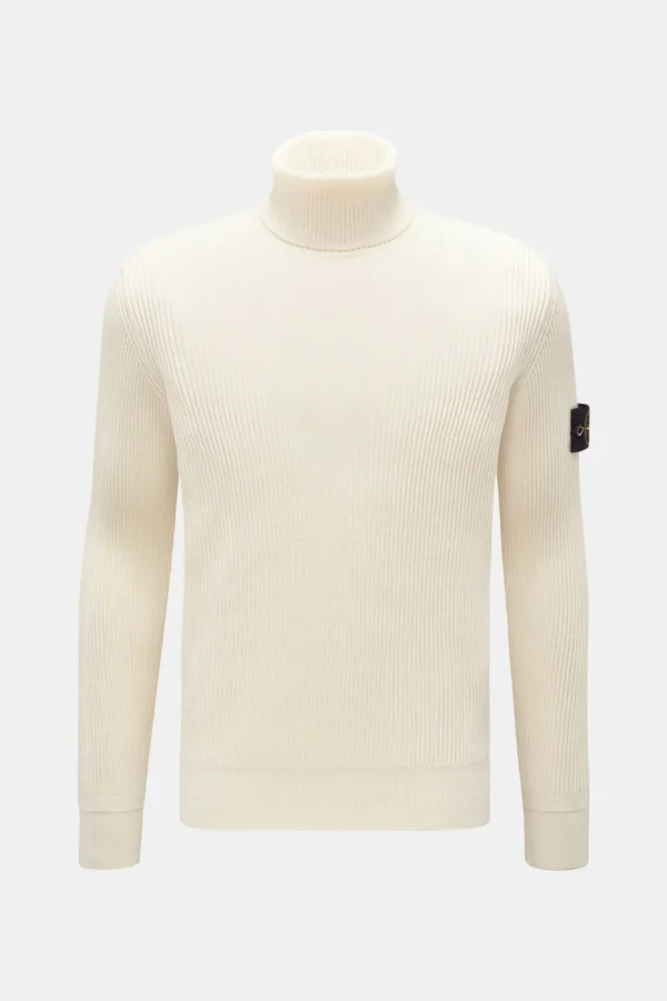 Stone Island Coltrui in dikke rib, Wit