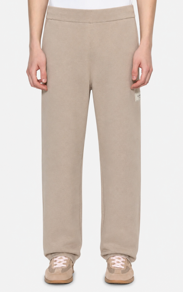Flâneur Atelier Knit Pants, Beige
