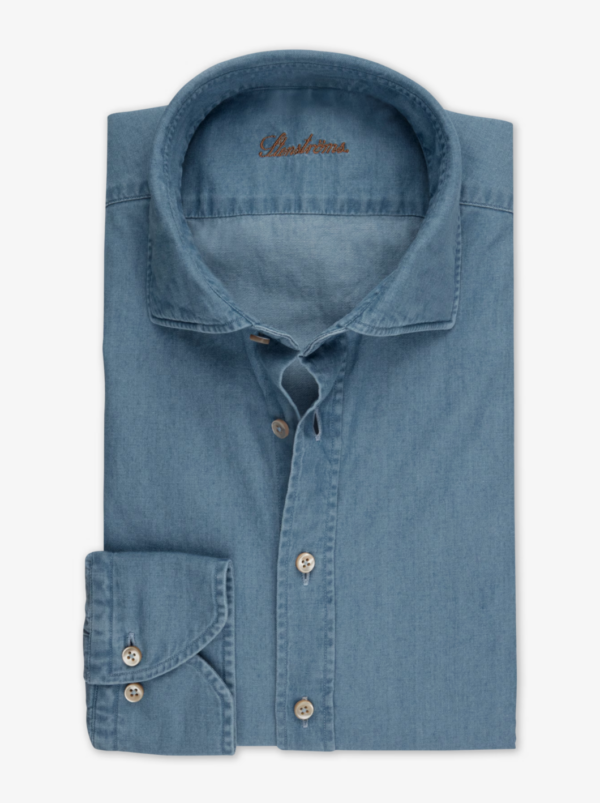 Stenströms Shirt Slimline casual, Blauw
