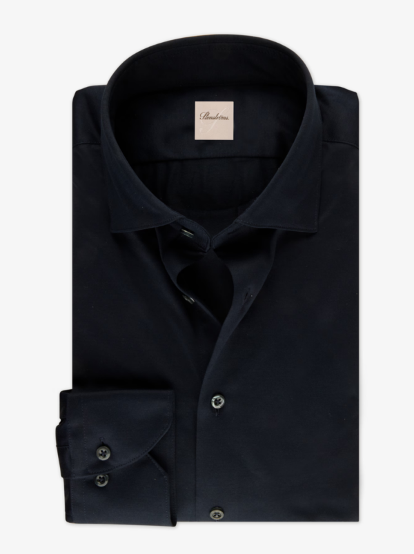 Stenströms Shirt Slimline Jersey, Blauw